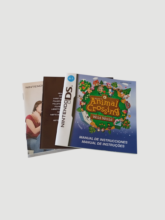 animal crossing wild world original español Nintendo DS