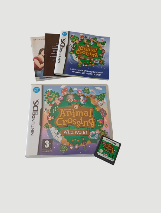 animal crossing wild world original español Nintendo DS