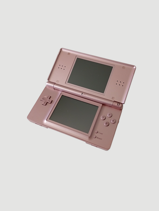 consola Nintendo DS lite rosada metalizada