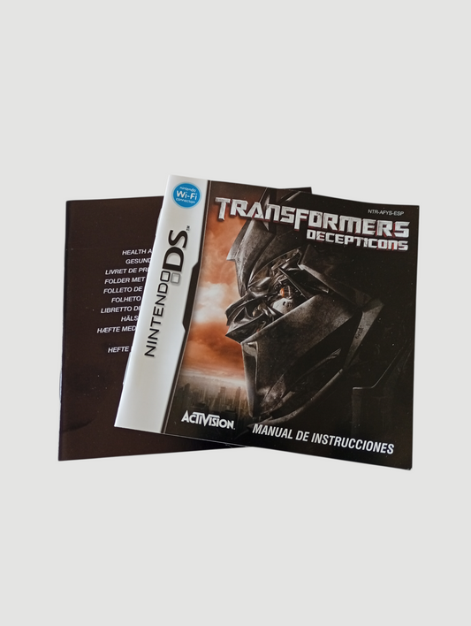transformers decepticons original español nintendo ds