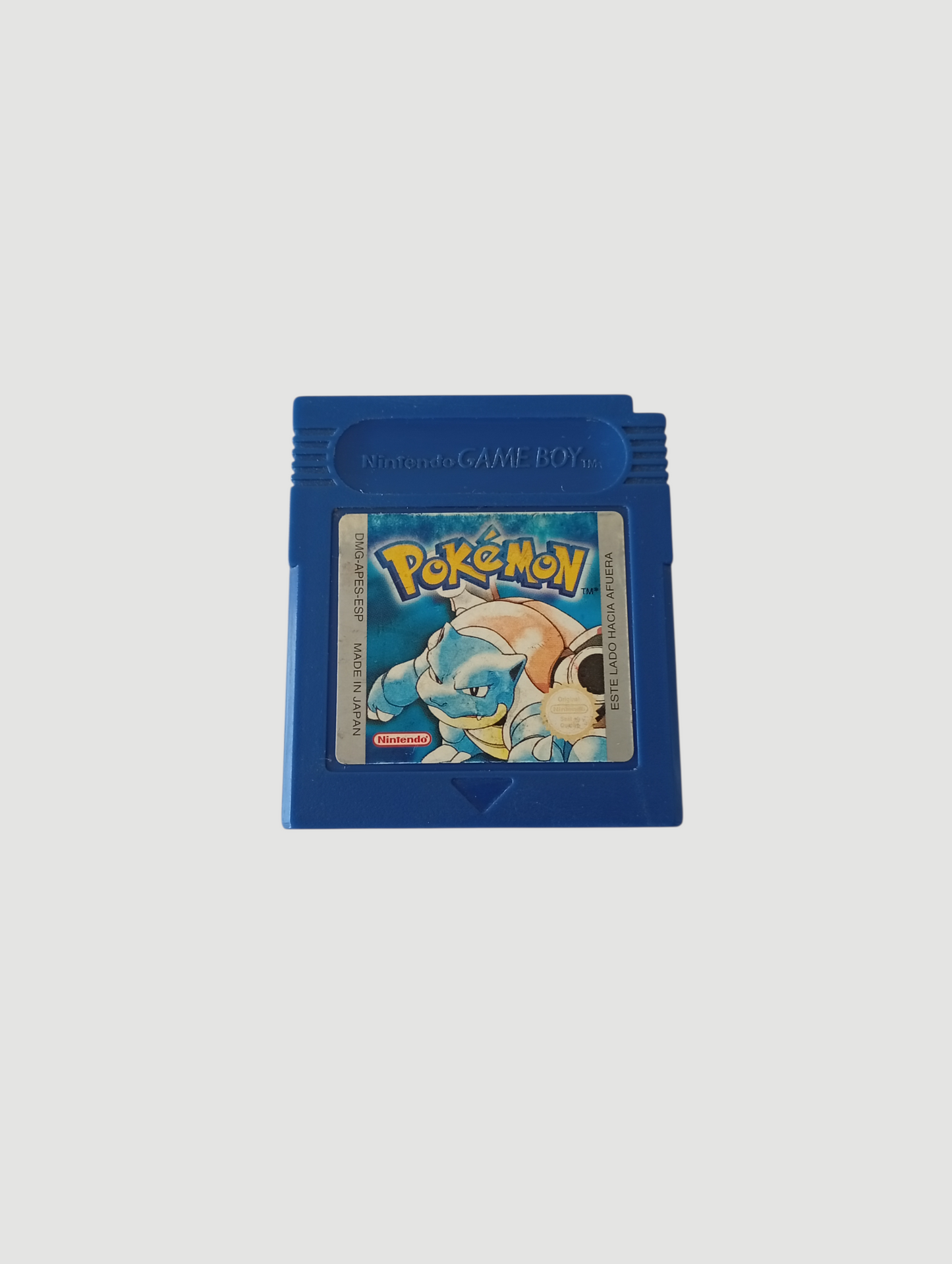 cartucho pokemon azul original español game boy