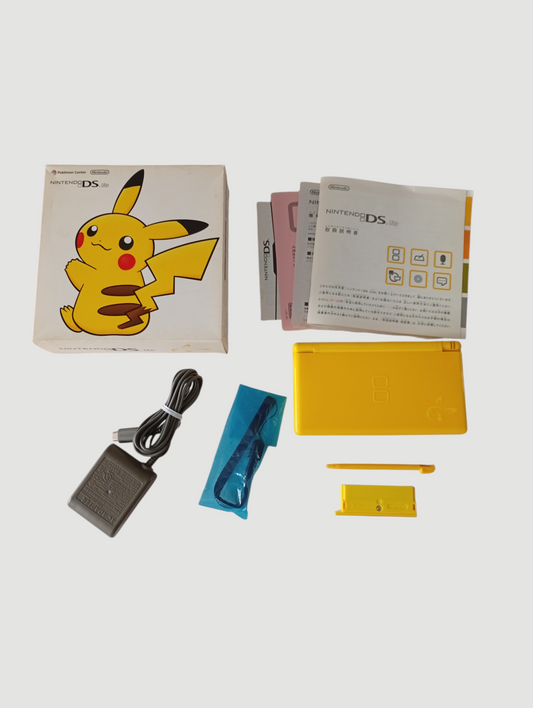 consola nintendo ds lite edicion especial pikachu exclusiva de pokemon center
