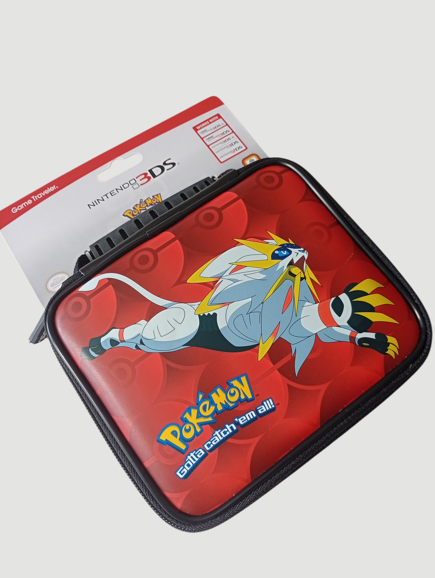 estuche pokemon solgaleo  3ds