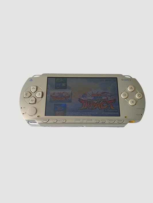 consola psp champagne gold modelo 1000 liberada con micro sd 64 gb
