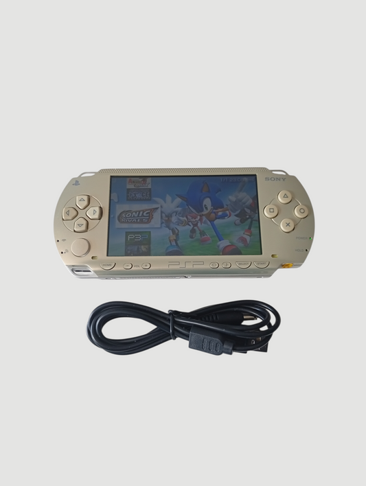 consola psp champagne gold modelo 1000 liberada con micro sd 64 gb