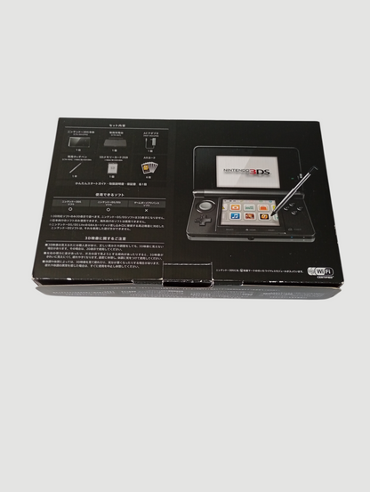 consola Nintendo 3DS old cosmo black en caja liberada con micro sd 64 gb