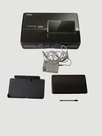 consola Nintendo 3DS old cosmo black en caja liberada con micro sd 64 gb