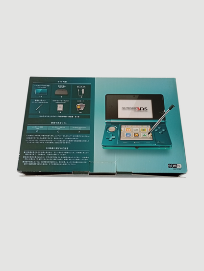 consola Nintendo 3DS old Aqua blue en caja liberada con micro sd 64 gb