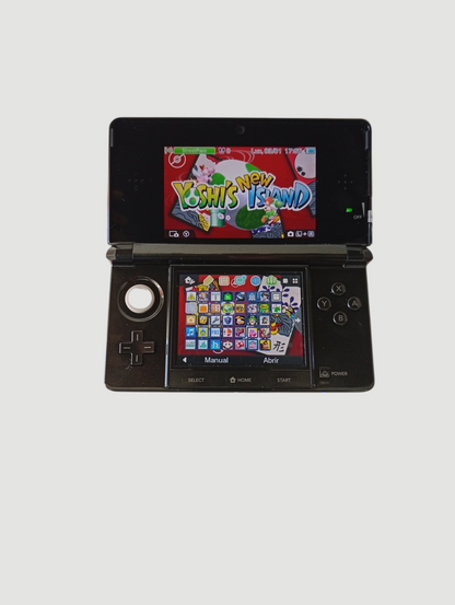 consola Nintendo 3DS old cosmo black en caja liberada con micro sd 64 gb