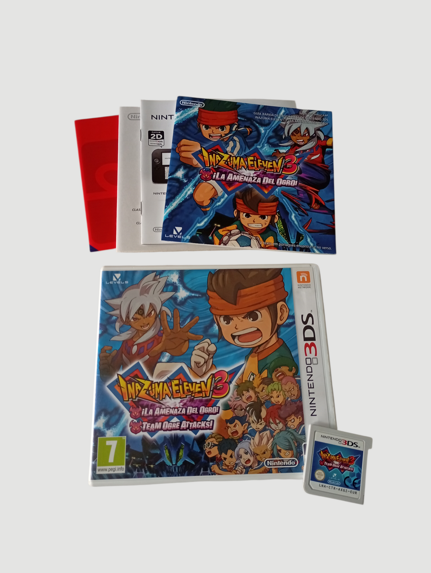 inazuma eleven 3 la amenaza del ogro original español nintendo 3ds