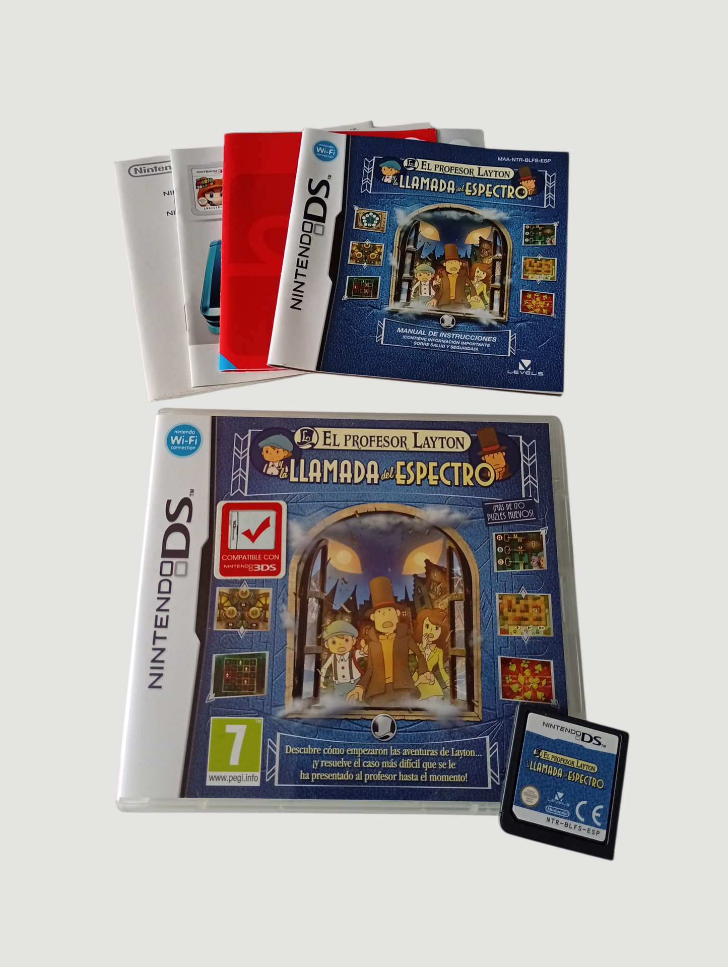 el profesor layton y la llamada del espectro original español nintendo ds
