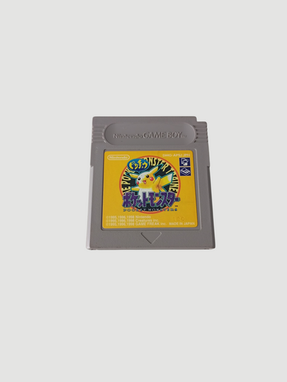 cartucho pokemon amarillo original japones game boy