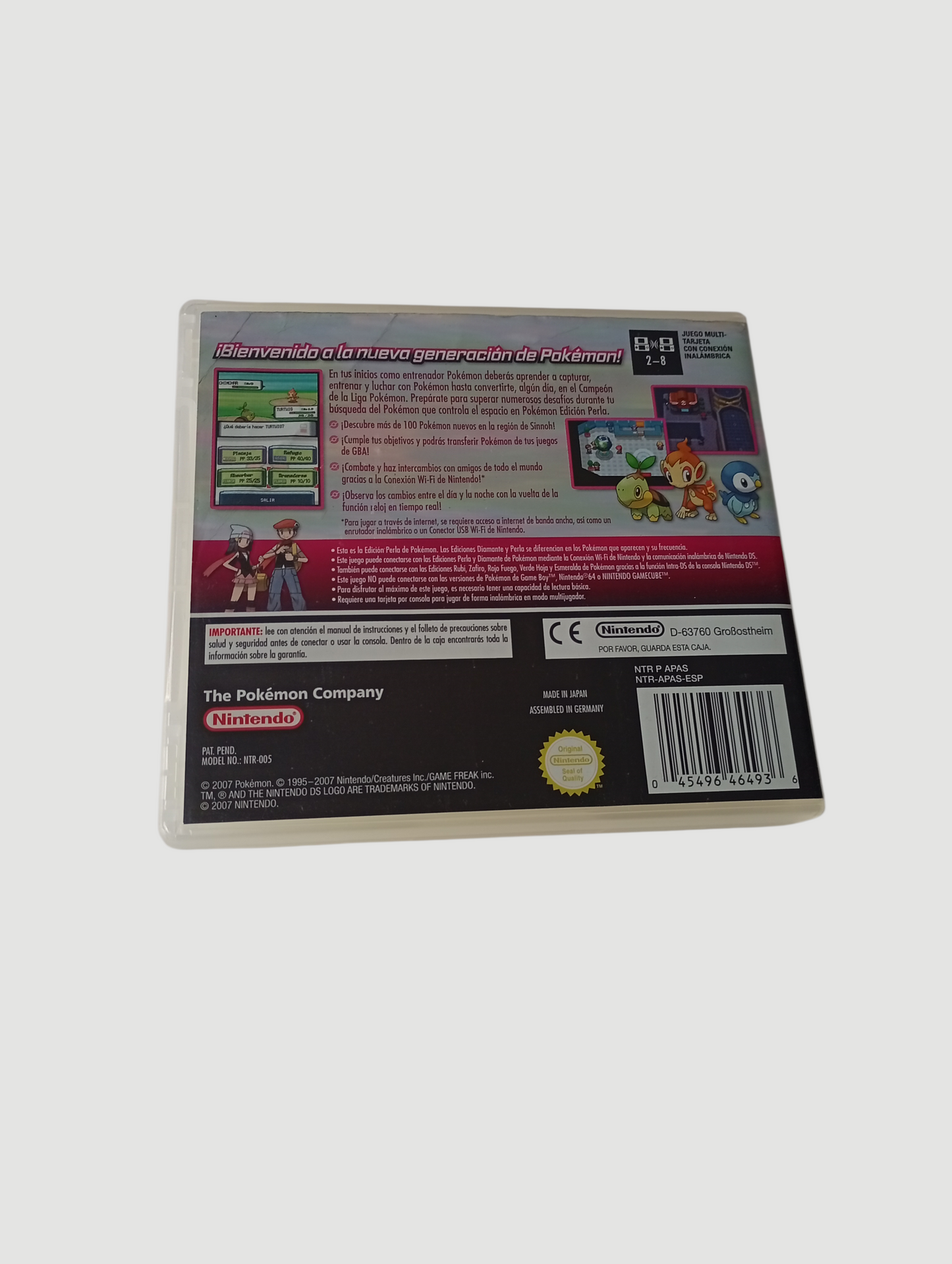 pokemon perla original español nintendo ds