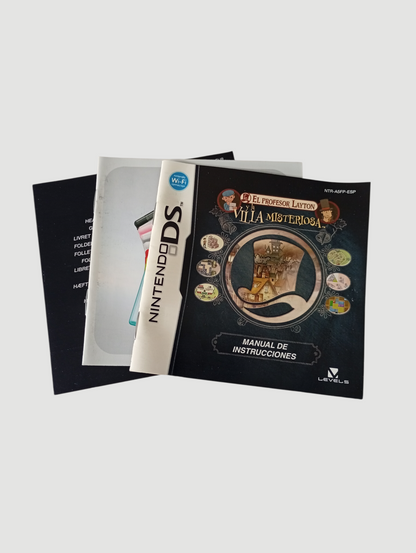 el profesor layton y la villa misterioso original español nintendo ds