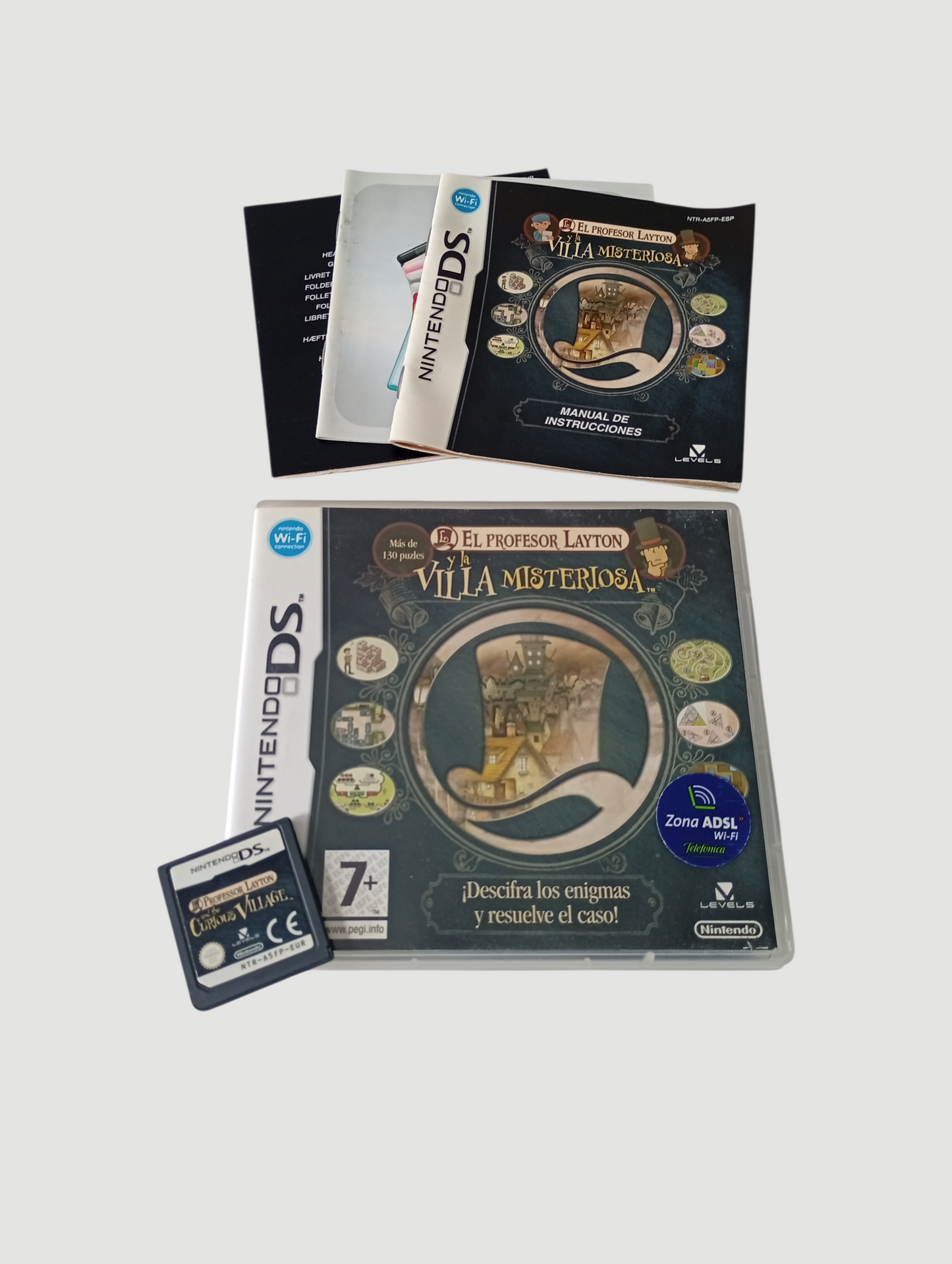 el profesor layton y la villa misterioso original español nintendo ds