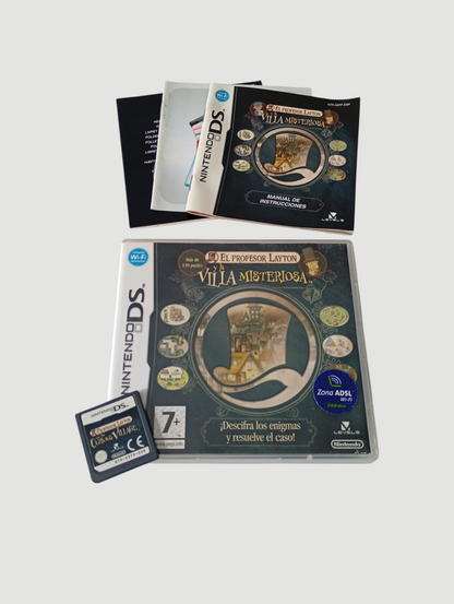 el profesor layton y la villa misterioso original español nintendo ds