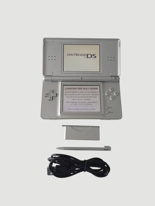 consola nintendo ds lite plateada original español