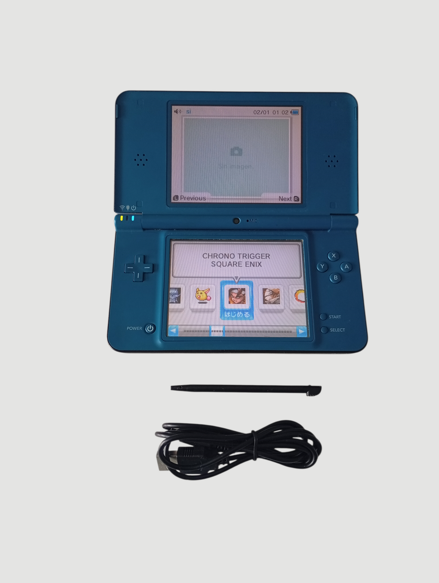 consola nintendo dsi xl azul liberada en micro sd 32 gb