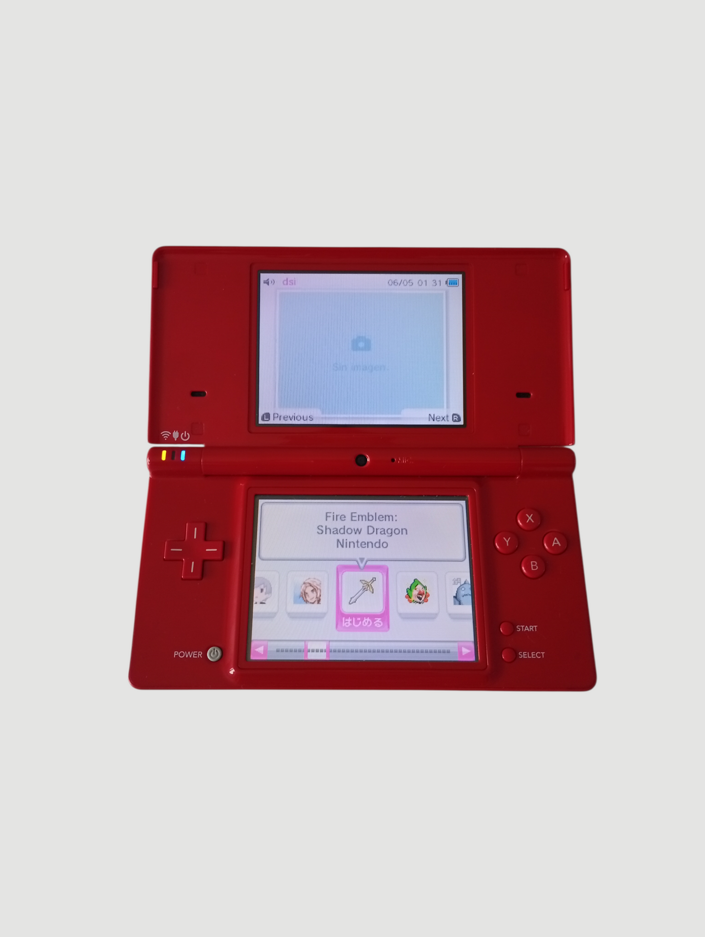 consola nintendo dsi roja liberada en micro sd 32 gb