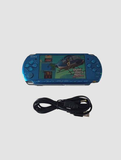 consola psp carnival blue modelo 3000 liberada con micro sd 32 gb