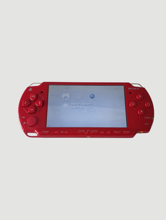 consola psp red modelo 2000 liberada con micro sd 32 gb