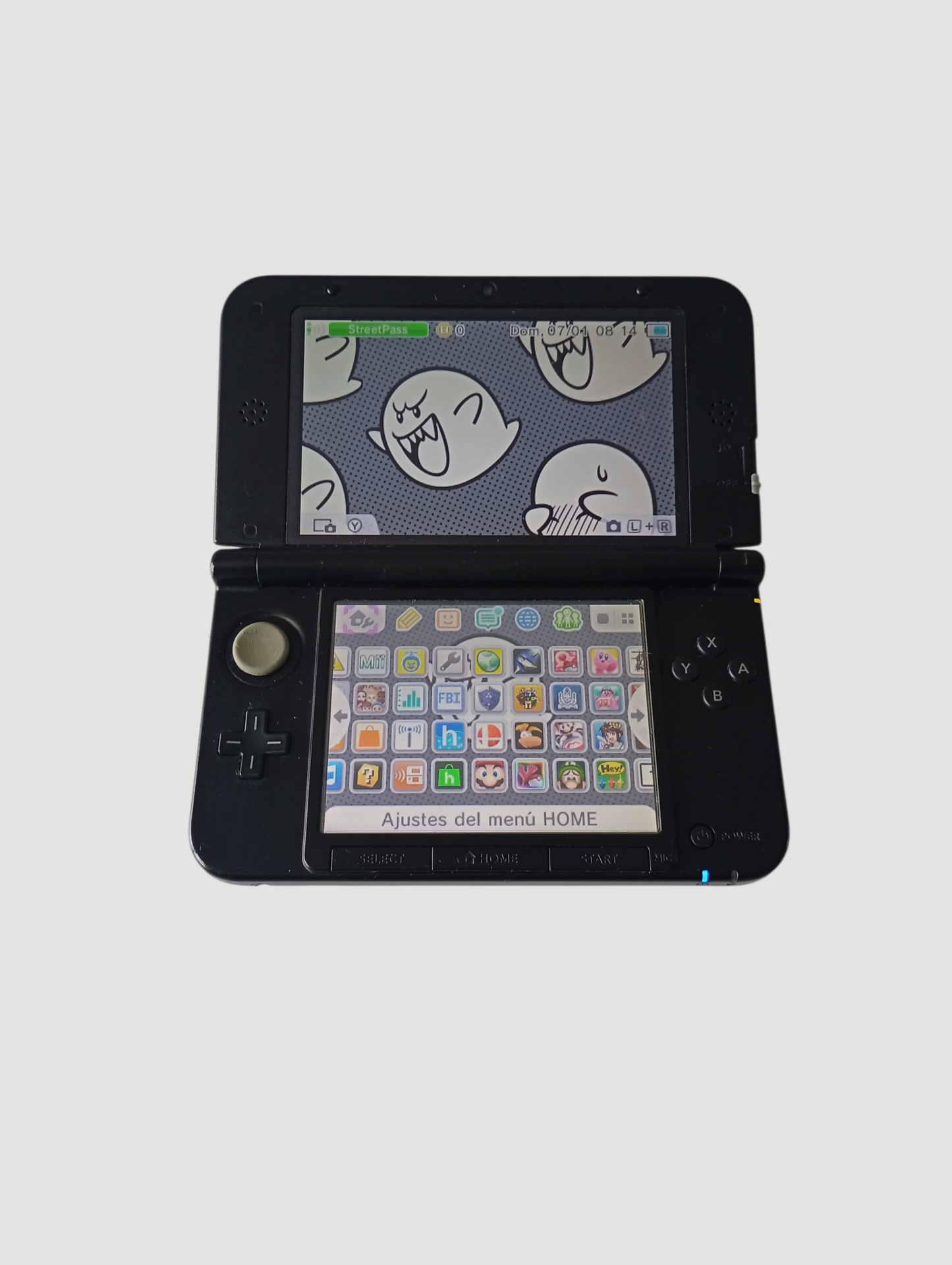 consola Nintendo 3ds old xl blue en caja liberada con micro sd 64 gb