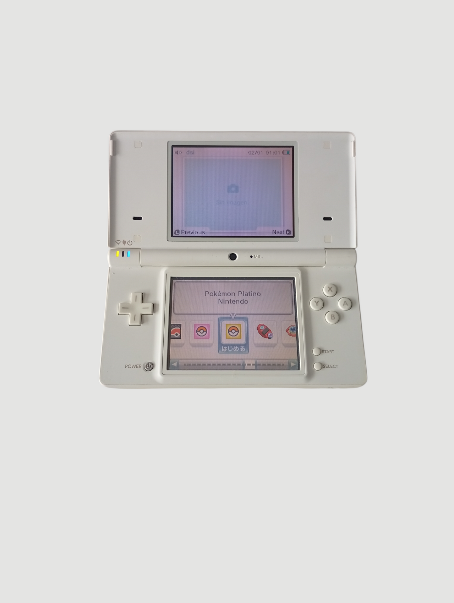 consola Nintendo DSi blanca en caja liberada con micro sd 32 gb