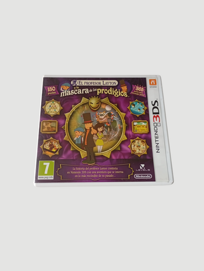 el profesor Layton y la mascara de los prodigios español original nintendo 3ds