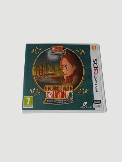 el misterioso viaje de Layton original español nintendo 3ds