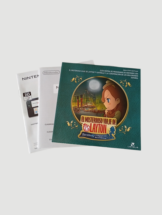 el misterioso viaje de Layton original español nintendo 3ds