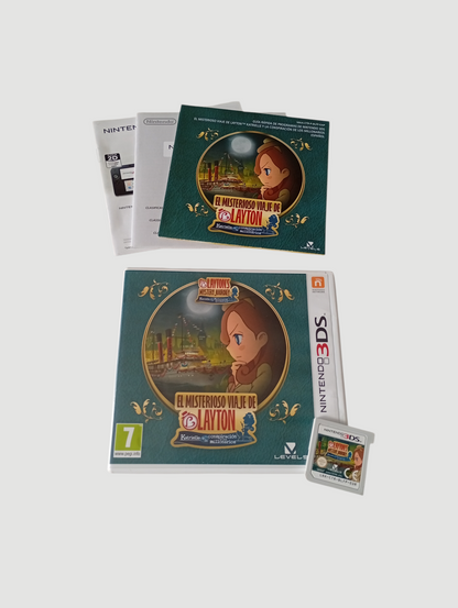 el misterioso viaje de Layton original español nintendo 3ds