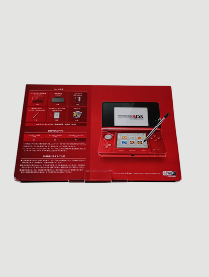 consola Nintendo 3DS old red en caja liberada con micro sd 32 gb