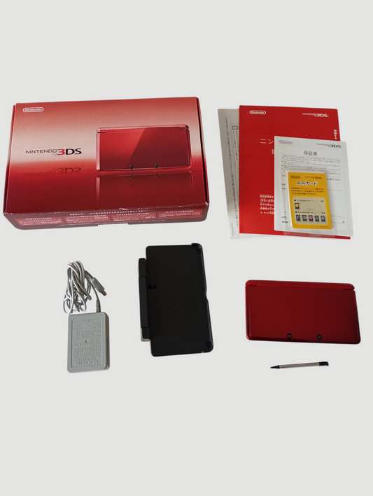 consola Nintendo 3DS old red en caja liberada con micro sd 32 gb