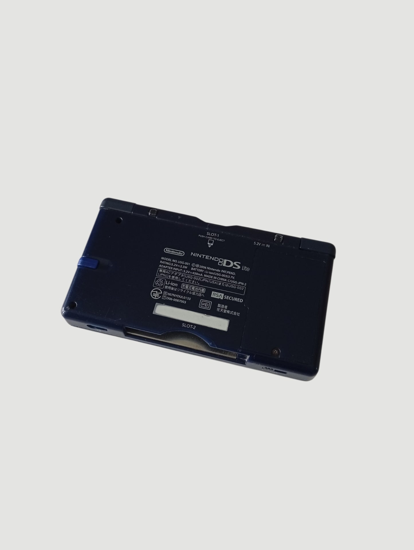 consola nintendo ds lite azul marino