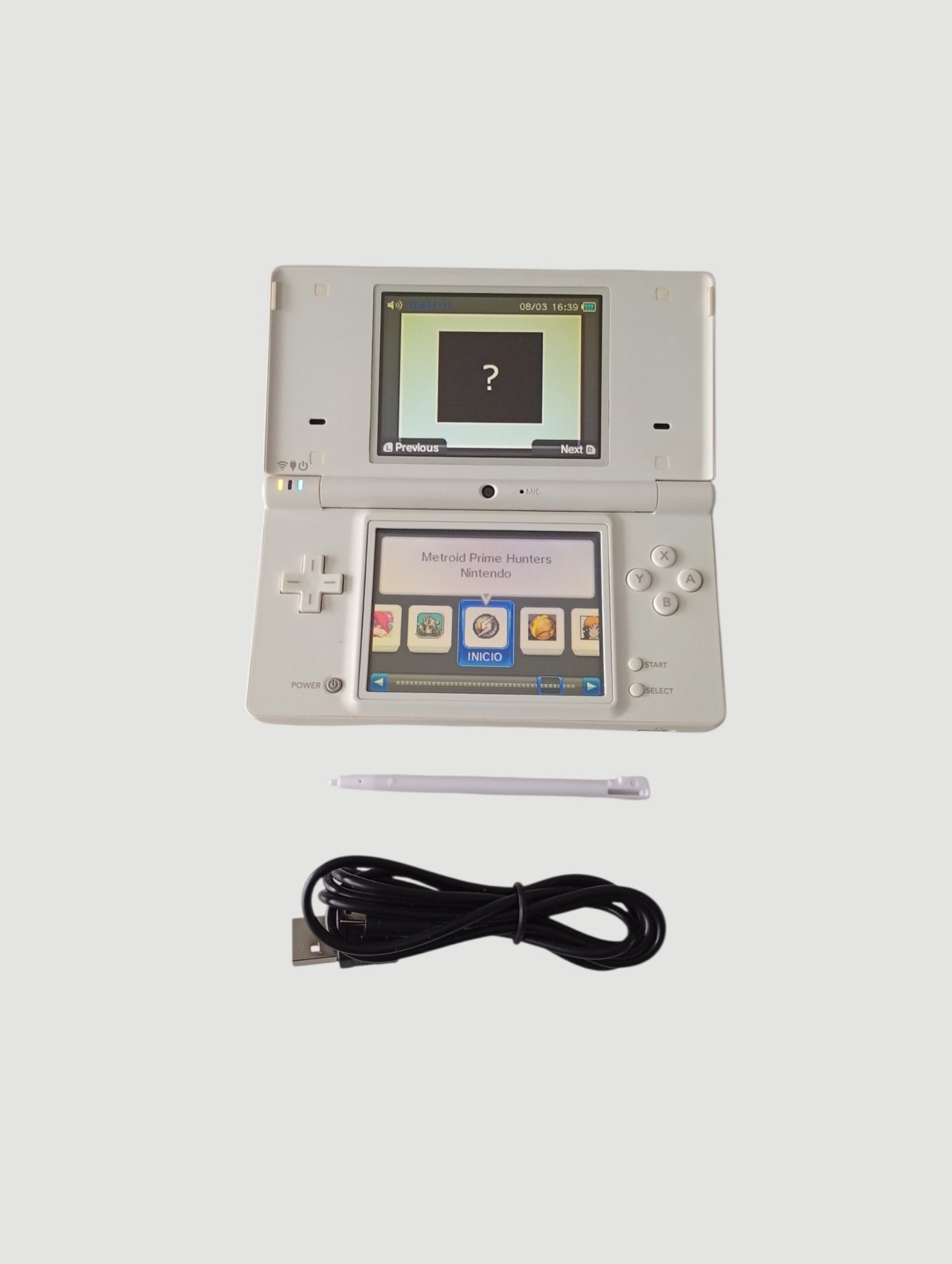 consola nintendo dsi blanca liberada en micro sd 32 gb