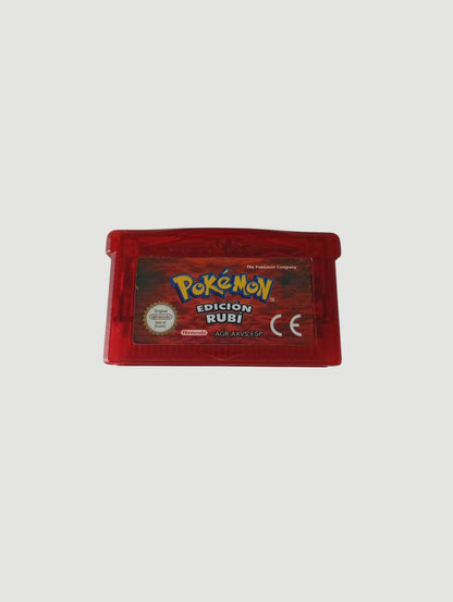 cartucho pokemon rubi original español game boy advance
