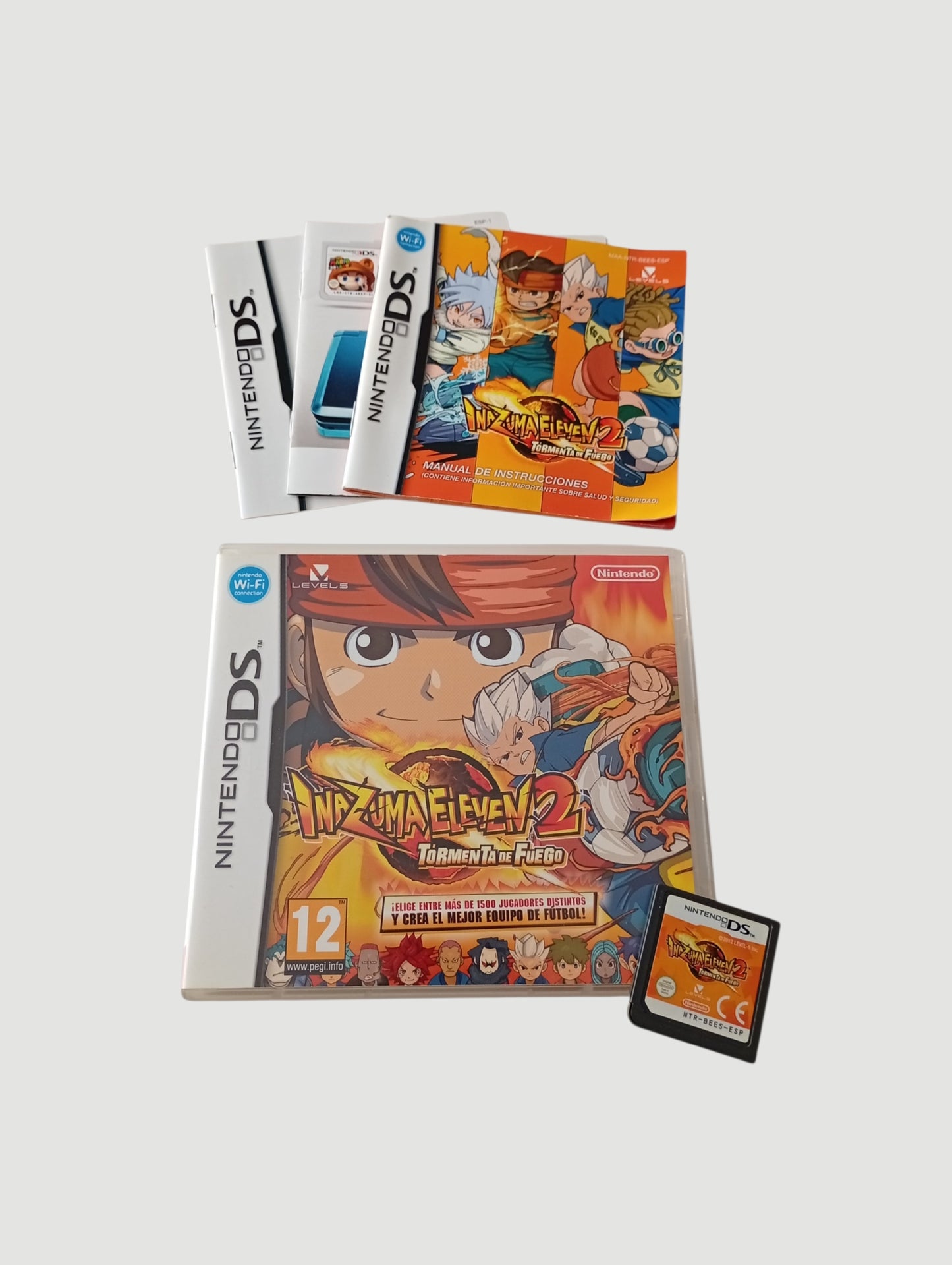 inazuma eleven 2 tormenta de fuego original español nintendo ds