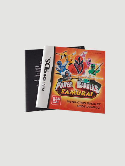 power rangers samurai original español nintendo ds