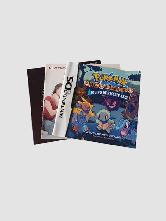 pokemon mundo misterioso equipo de rescate azul original español nintendo ds