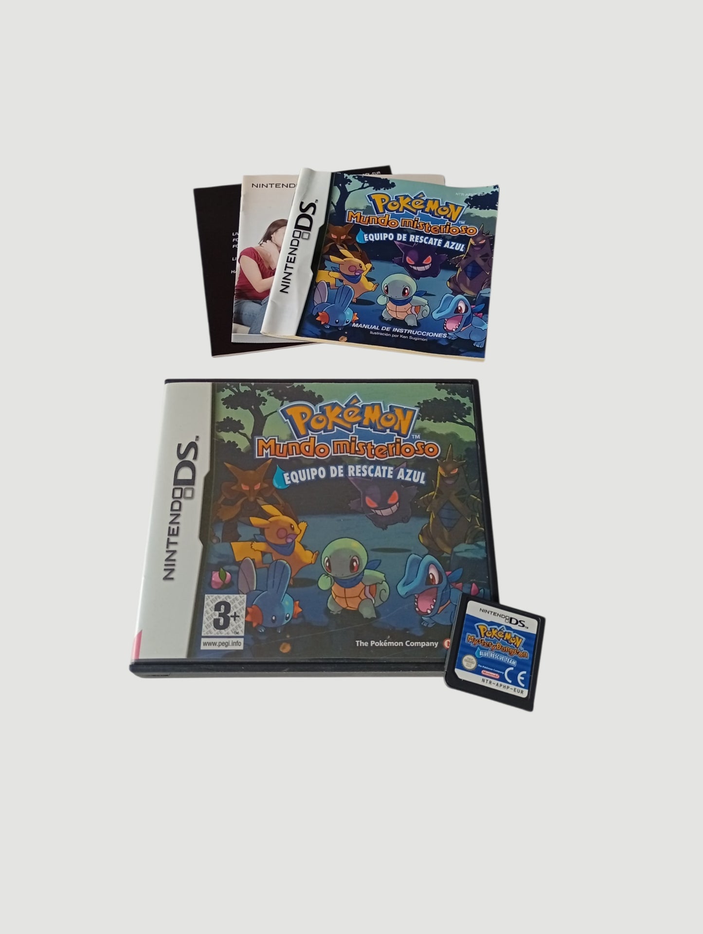 pokemon mundo misterioso equipo de rescate azul original español nintendo ds