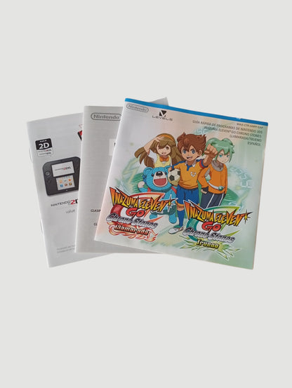inazuma eleven go chrono stones llamarada español original Nintendo 3DS
