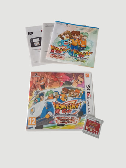 inazuma eleven go chrono stones llamarada español original Nintendo 3DS
