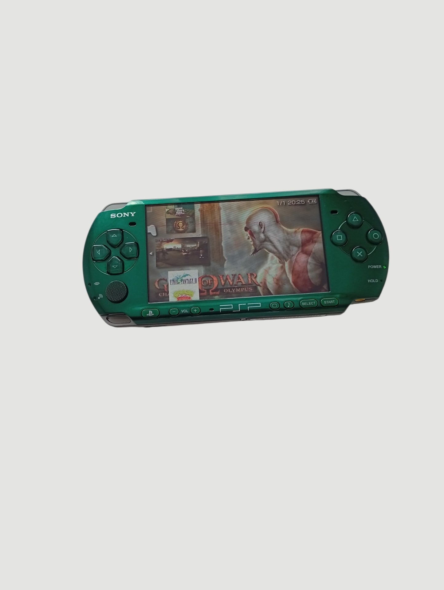 consola psp spirited green modelo 3000 liberada con micro sd 32 gb