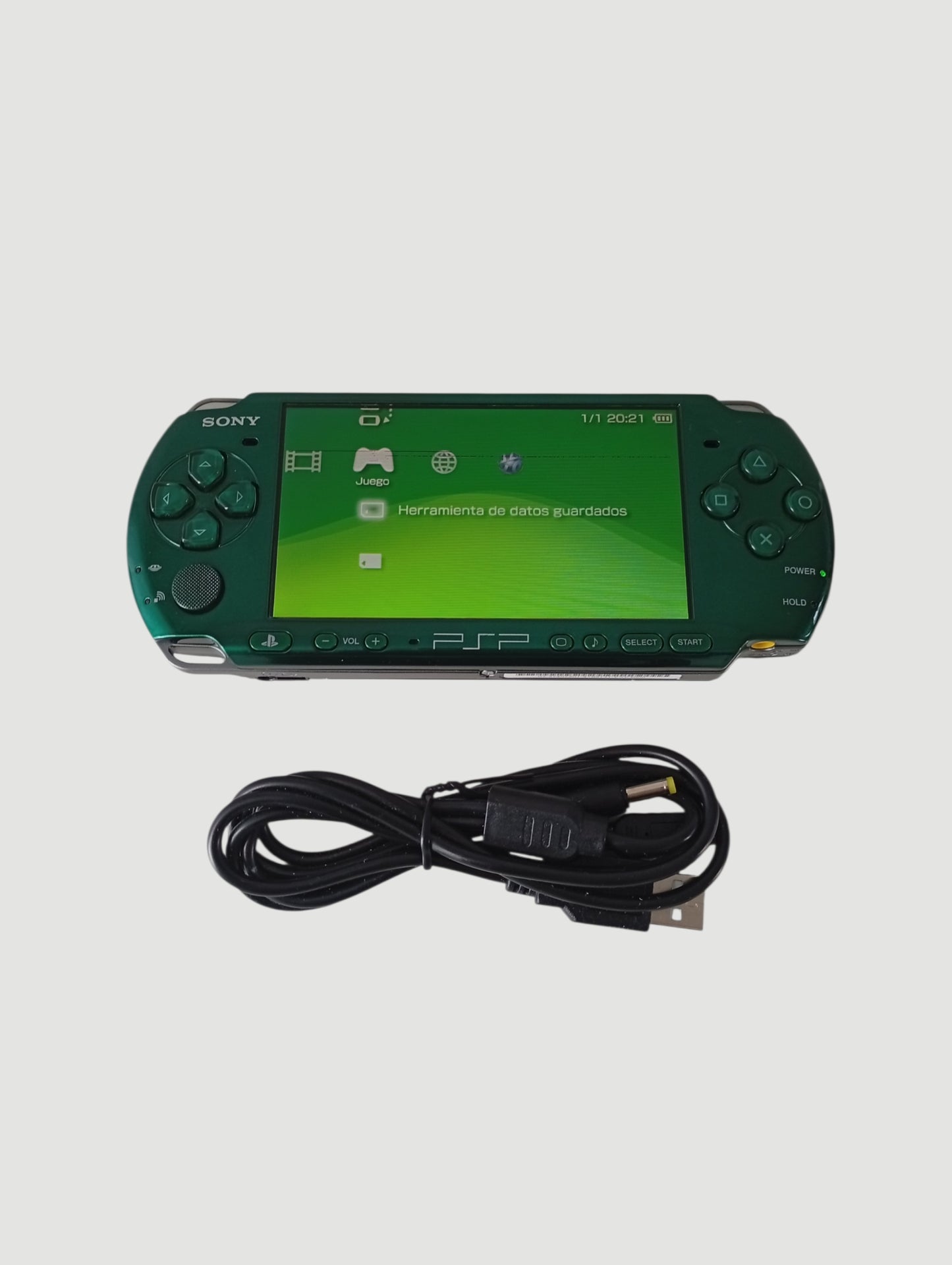 consola psp spirited green modelo 3000 liberada con micro sd 32 gb