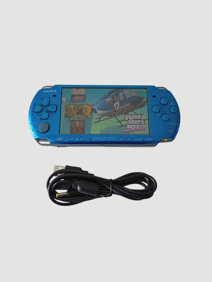 consola psp carnival blue modelo 3000 liberada con micro sd 32 gb