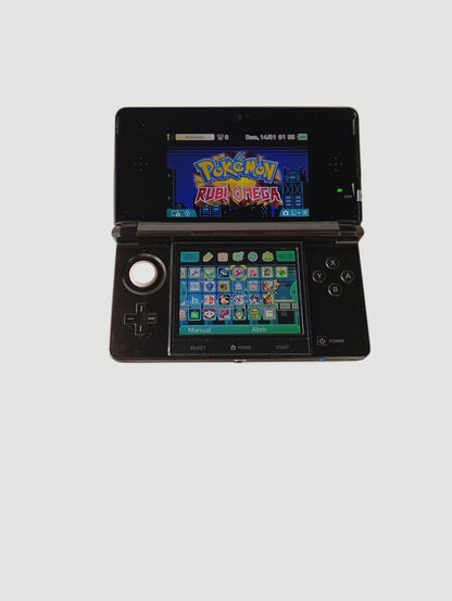 consola Nintendo 3DS old black en caja liberada con micro sd 32 gb