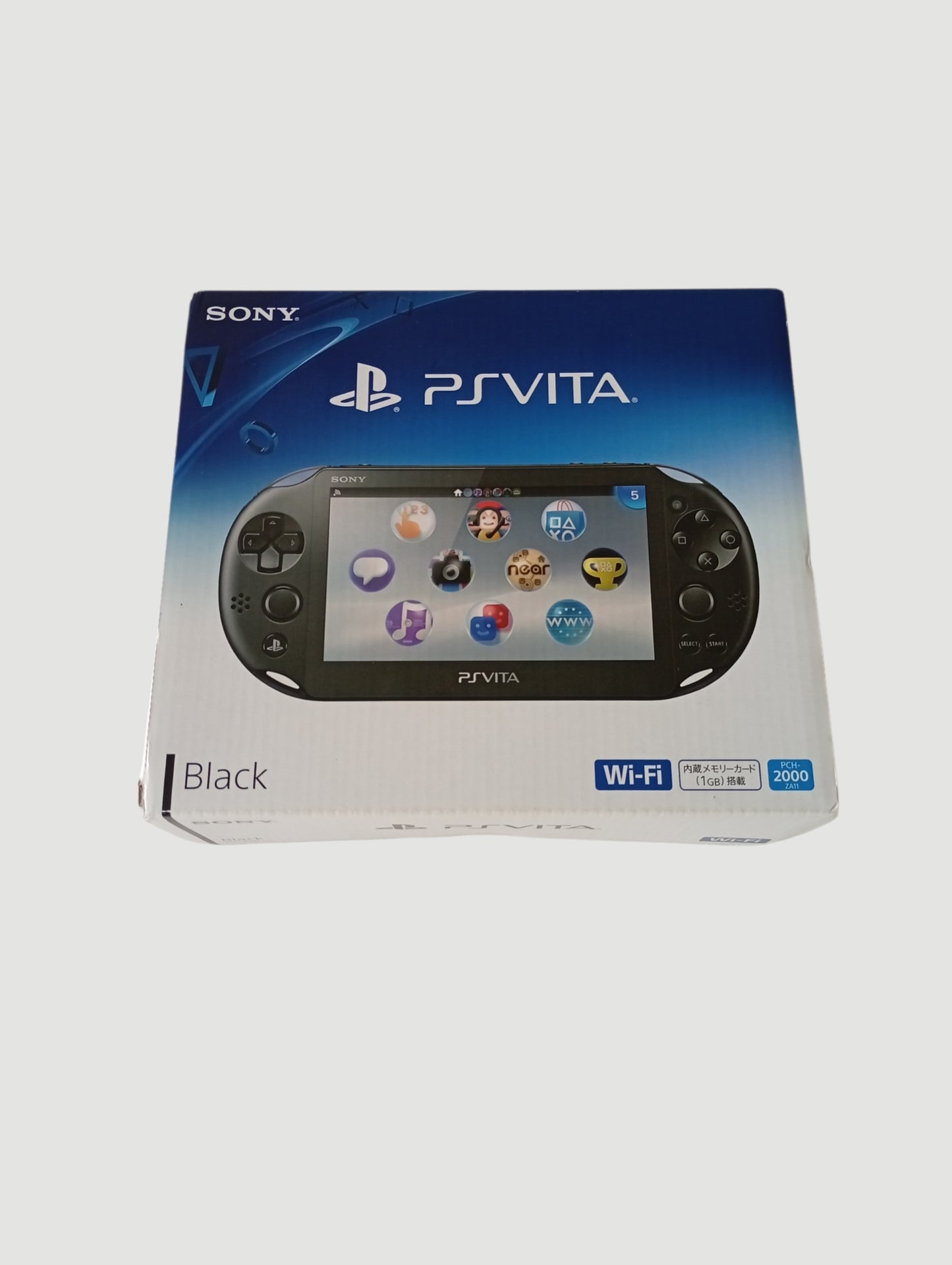 consola psvita black slim en caja cib liberada con micro sd 64 gb