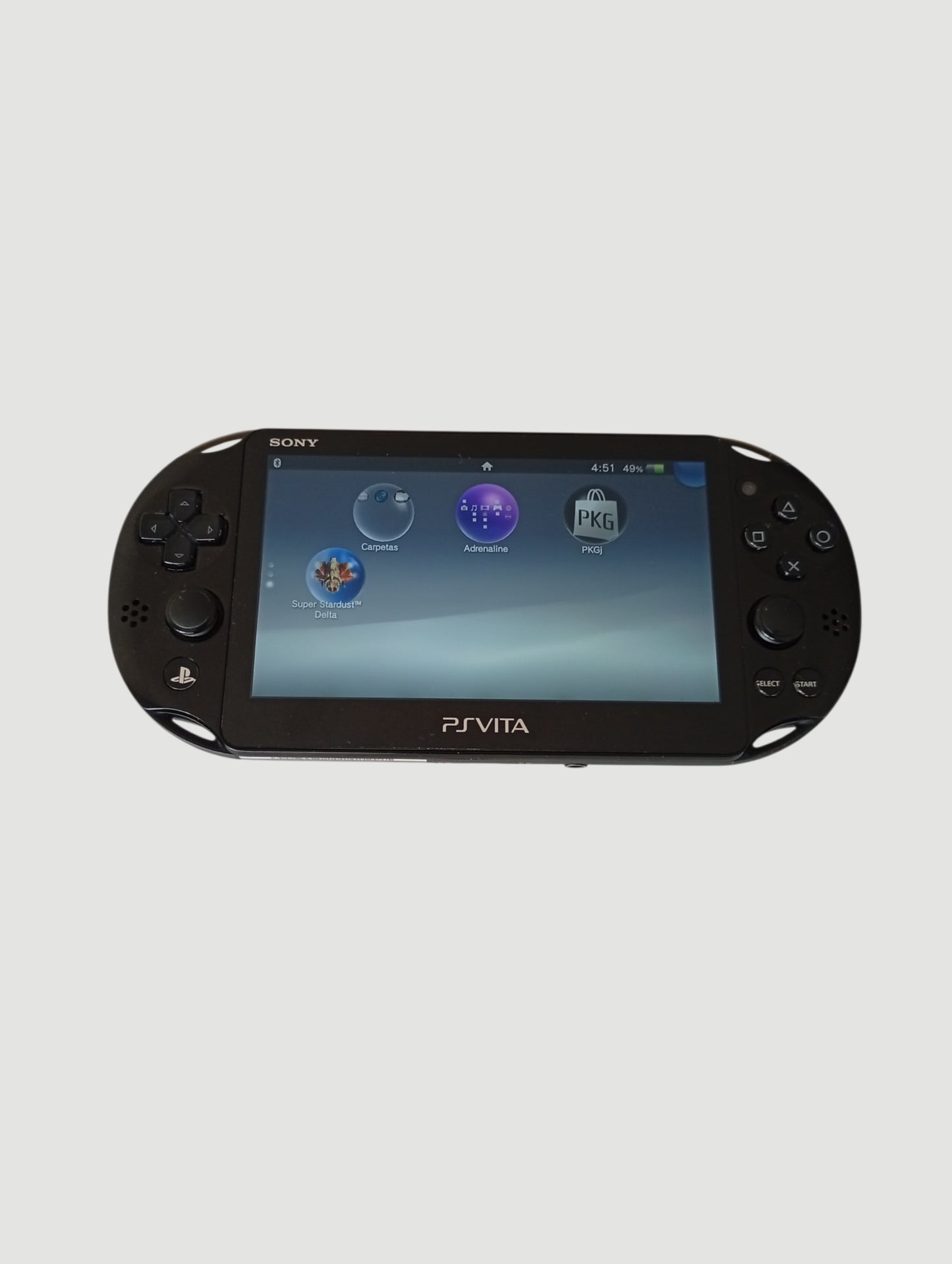 consola psvita black slim en caja cib liberada con micro sd 64 gb