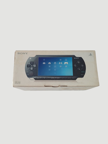 consola psp black modelo 1000 liberada con micro sd 32 gb en caja cib
