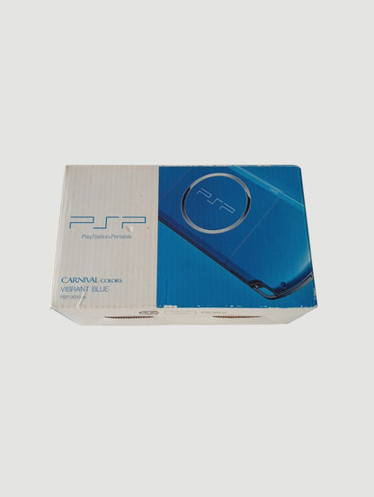 consola psp carnival blue modelo 3000 liberada con micro sd 32 gb en caja cib